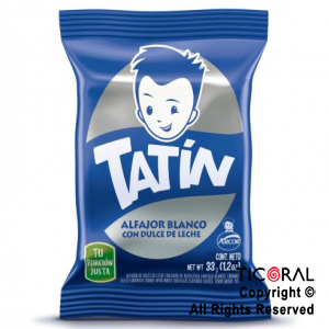 GOLO ALFAJOR TATIN BLANCO X 56 UNIDADES X33 GR